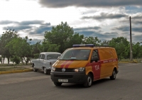 Аварийная машина газовой службы на базе Volkswagen Transporter T5. Николаев, улица Лазурная
