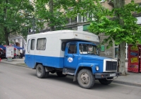 Вахтовый автомобиль на шасси ГАЗ-3307* #078-67 НК . Николаев, ул.Советская