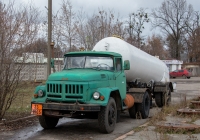 Автопоезд из тягача ЗиЛ-441510 с установкой для работы на сжиженном газе и полуприцепа-цистерны для перевозки газовых смесей.. Винница, Хмельницкое шоссе