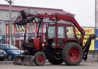 Грейферный погрузчик ПЭ-Ф-1Б на базе трактора ЮМЗ-6* #8852 ЕЕ 31. Белгородская область, Алексеевка, улица Пушкина