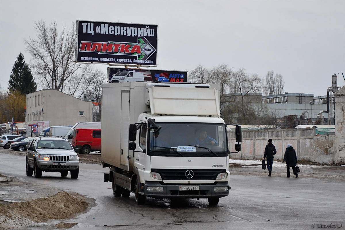 Фургон на шасси Mercedes-Benz Atego 815. Приднестровье, Тирасполь, улица Клары Цеткин