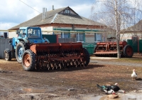 Трактор МТЗ-82* "Беларусь" № 7142 ЕМ 31 с сеялкой СЗН-3,6. Белгородская область, Красногвардейский район, с. Уточка