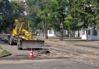  Автогрейдер ДЗ-143. Николаев, улица Потемкинская