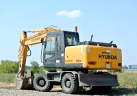 Экскаватор Hyundai ROBEX 170W-7, #4746 ЕА 61. Ростовская область, Аксай, Объездная улица
