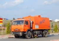 Подметально-уборочная машина КО-318А "Вихрь" на шасси КамАЗ-43253. Белгородская область, г. Алексеевка, Спортивная улица