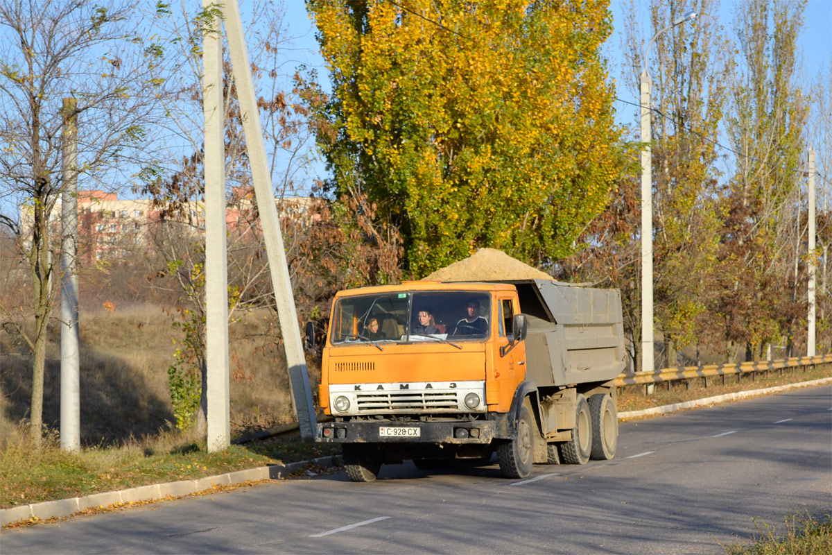 Самосвал КамАЗ-55111 #С 928 СХ. Приднестровье, Тирасполь, Одесская улица