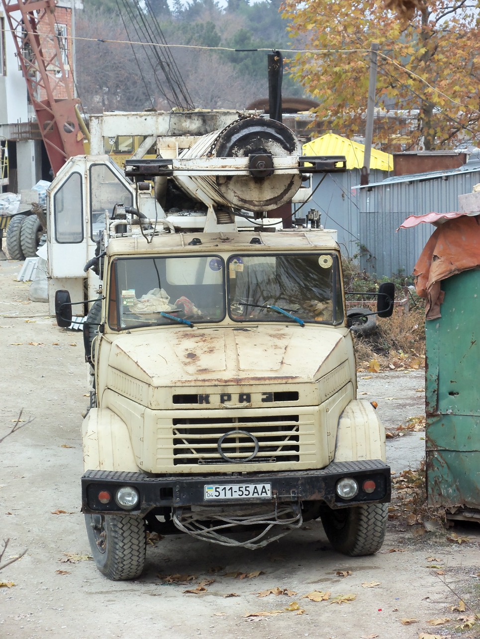 Буровая установка Mastbud M-150 на шасси КрАЗ-65101 #511-55 АА. Севастополь