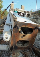 Буровая машина Casagrande B 250 после падения. Севастополь