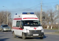Автомобиль скорой медицинской помощи Нижегородец-22270G на базе Ford-Transit, #С 397 НК 34. Волгоград, Лазоревая улица