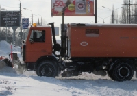 Коммунальная машина Bucher Schörling Cityfant 60 на шасси МАЗ-5337 (шасси). Николаев, проспект Ленина