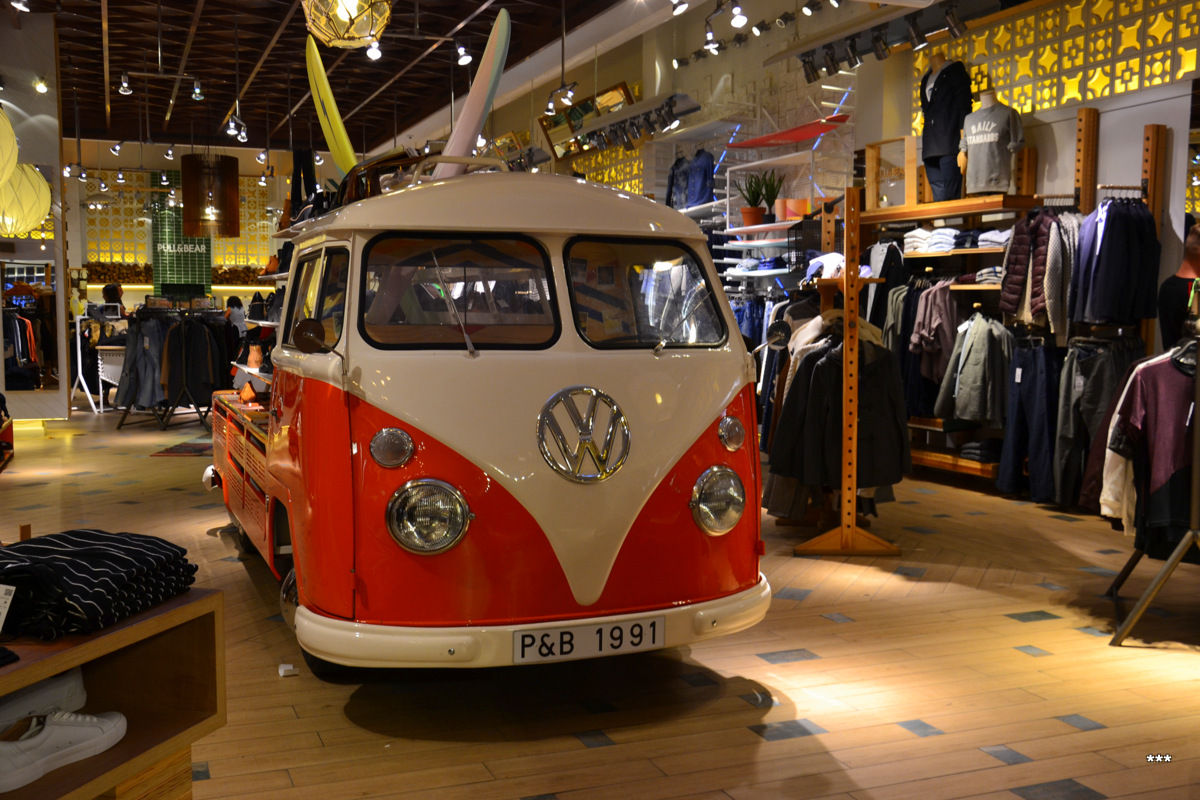 Грузовик-платформа Volkswagen T1, #P&B 1991. Израиль, Эйлат