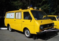 Автомобиль скорой помощи РАФ-22031-01 "Латвия". Новосибирск, музей железнодорожной техники имени Н. А. Акулинина