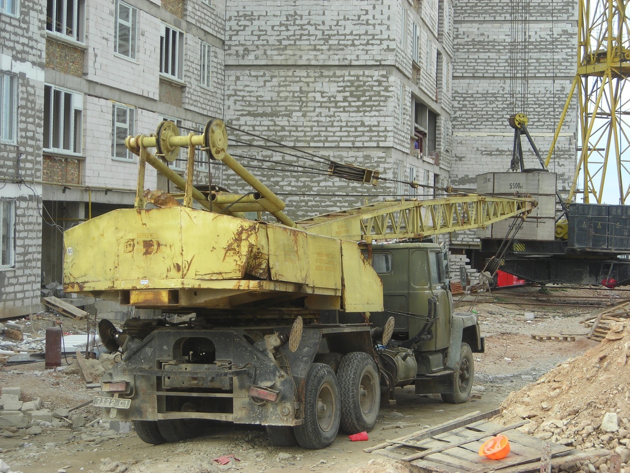Кран КС-4561А-1 на шасси КрАЗ-250 #7322 С1. Севастополь