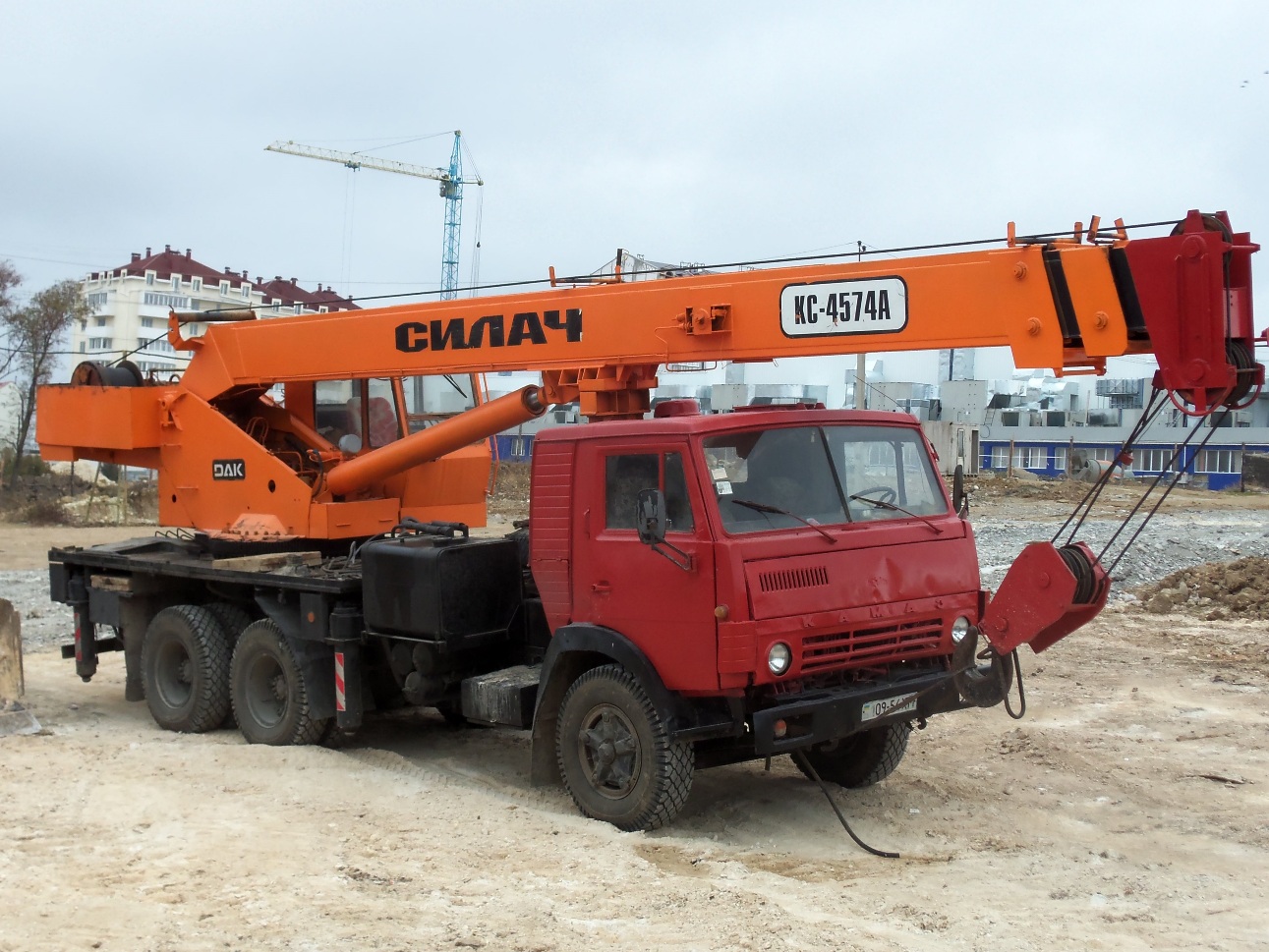 Кран КС-4574А на шасси КамАЗ-53212 #109-54 ХМ. Севастополь