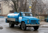 Автоцистерна для перевозки пищевых жидкостей на шасси ГАЗ-53-12  #152-06 КХ. Киев, Голосеевская улица