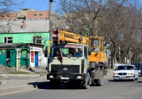 Кран КC-35715 на шасси на шасси МАЗ-5337 #Т 590 НН. Приднестровье, Тирасполь, улица Шевченко