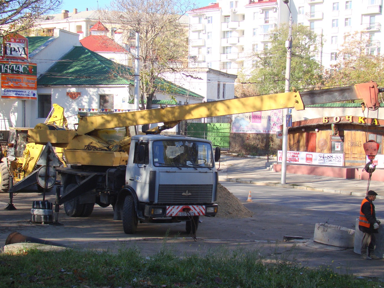 Кран КС-35719-5 на шасси МАЗ-5337 #033-57 КС. Севастополь