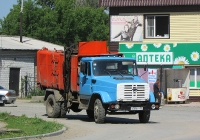 Мусоровоз КО-431 на шасси ЗИЛ-433362 #Е 384 ТУ 22. Алтайский край, Змеиногорск, улица Пугачёва