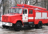 АЦ-40(43337­1)-63Б.02 на базе ЗиЛ-433371 #3458 Ч2. Николаев, улица Васляева