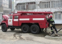 Пожарная автоцистерна АЦ-40(131)137А  #3554 Ч2. Николаев, проспект Ленина