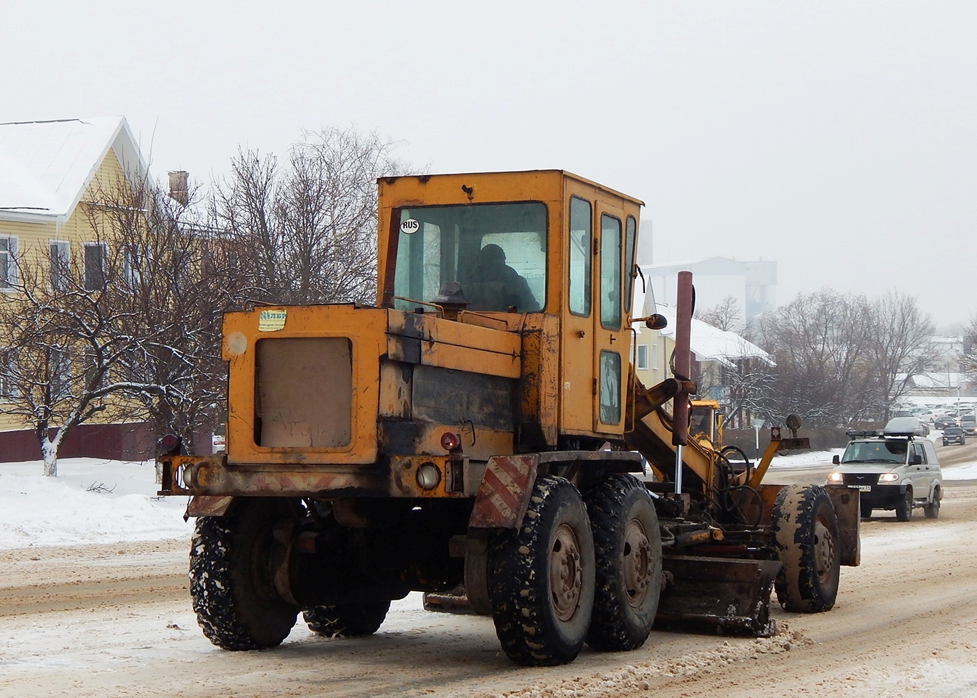Автогрейдер ДЗ-122А-1 #4363 ЕЕ 31. Белгородская область, г. Алексеевка, улица Тимирязева