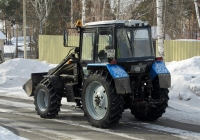 Уборочная машина на базе трактора Беларус- 82.1   #0948 КР 24. Красноярский край, Железногорск, улица Горького