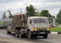 Седельный тягач КамАЗ-5410 #К 889 АА 124 с полуприцепом-панелевозом. Красноярский край, Железногорск, Южная улица