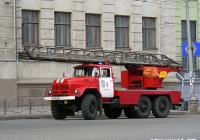 Пожарная автолестница АЛ-30(131)ПМ-506 на шасси ЗИЛ-131Н #М 196 СУ 37. Иваново, проспект Ленина