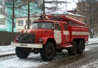 Пожарная автоцистерна АЦ-2,5-40(131Н)-6ВР на шасси ЗИЛ-131Н #Х 850 АТ 37. Иваново, улица Варенцовой
