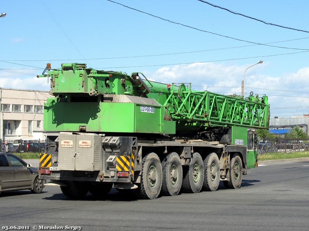  Кран на спецшасси Demag AC 435. Санкт-Петербург, улица Орджоникидзе