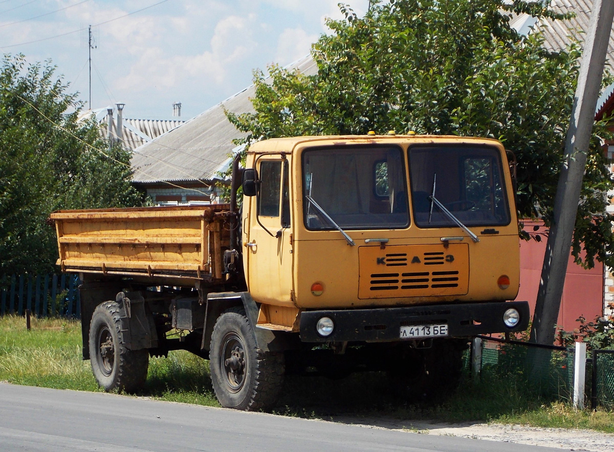 Самосвал КАЗ-4540 #Л 4113 БЕ. Белгородская область, г. Валуйки, улица Чапаева