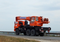 Автокран КС-35719-7-02 "Клинцы" на шасси КамАЗ-43118 # Н 347 НК 31. Белгородская область, г. Алексеевка, улица Чапаева