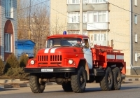 Пожарная цистерна на базе АРС-14, шасси ЗИЛ-131 #Р 444 ЕО 31. Белгородская область, г. Алексеевка, улица Маяковского