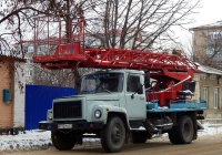 Автоподъёмник АП-17А-04  на шасси ГАЗ-3307* #М 772 РО 31. Белгородская область, г. Алексеевка, улица Победы