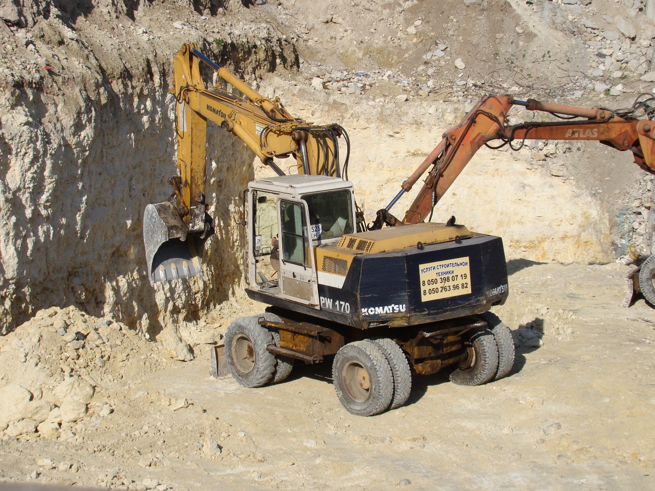 Экскаватор Komatsu PW170 #16525 КН. Севастополь