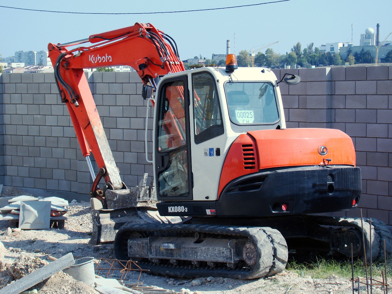 Экскаватор Kubota KX080-3 #00025 СН. Севастополь