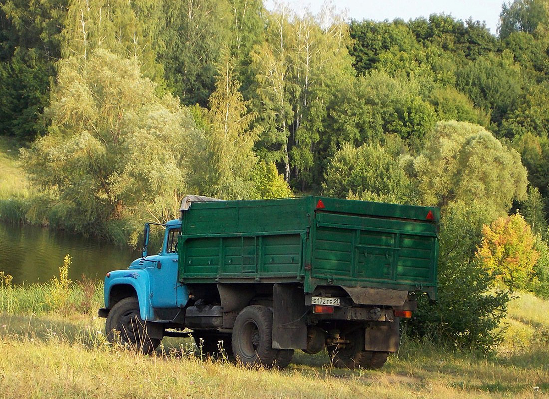 Самосвал ЗиЛ-ММЗ-554М #Е 172 ТЕ 31. Белгородская область, Алексеевский район, урочище Грачачье
