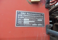 Заводская табличка экскаватора O&K MH2.8C #00242 СН. Севастополь