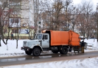 Мусоровоз на базе ЗиЛ-433362  #Т 130 ЕТ. Приднестровье, Тирасполь, улица Юности