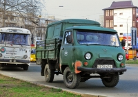 Техпомощь "Крымтроллейбуса" УАЗ-452Д  #5976 КРЛ на линии. Крым, Симферополь, площадь Куйбышева