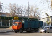 Мусоровоз МК-20-01 на шасси КамАЗ-53215 #О 357 СУ 54. Новосибирск, улица Никитина