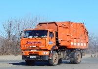 Мусоровоз МКМ-4605 на шасси КамАЗ-53605 #Р 691 ХО 31. Белгородская область, г. Старый Оскол, Верхне-Атаманская улица