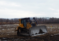 Бульдозер-рыхлитель Caterpillar D6R. Белгородская область, Алексеевский район, окрестности с. Сидоркино