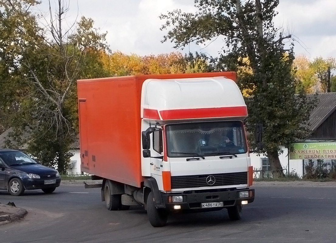 Фургон на шасси Mercedes-Benz LK #К 486 ТА 36. Белгородская область, г. Алексеевка, улица Тимирязева