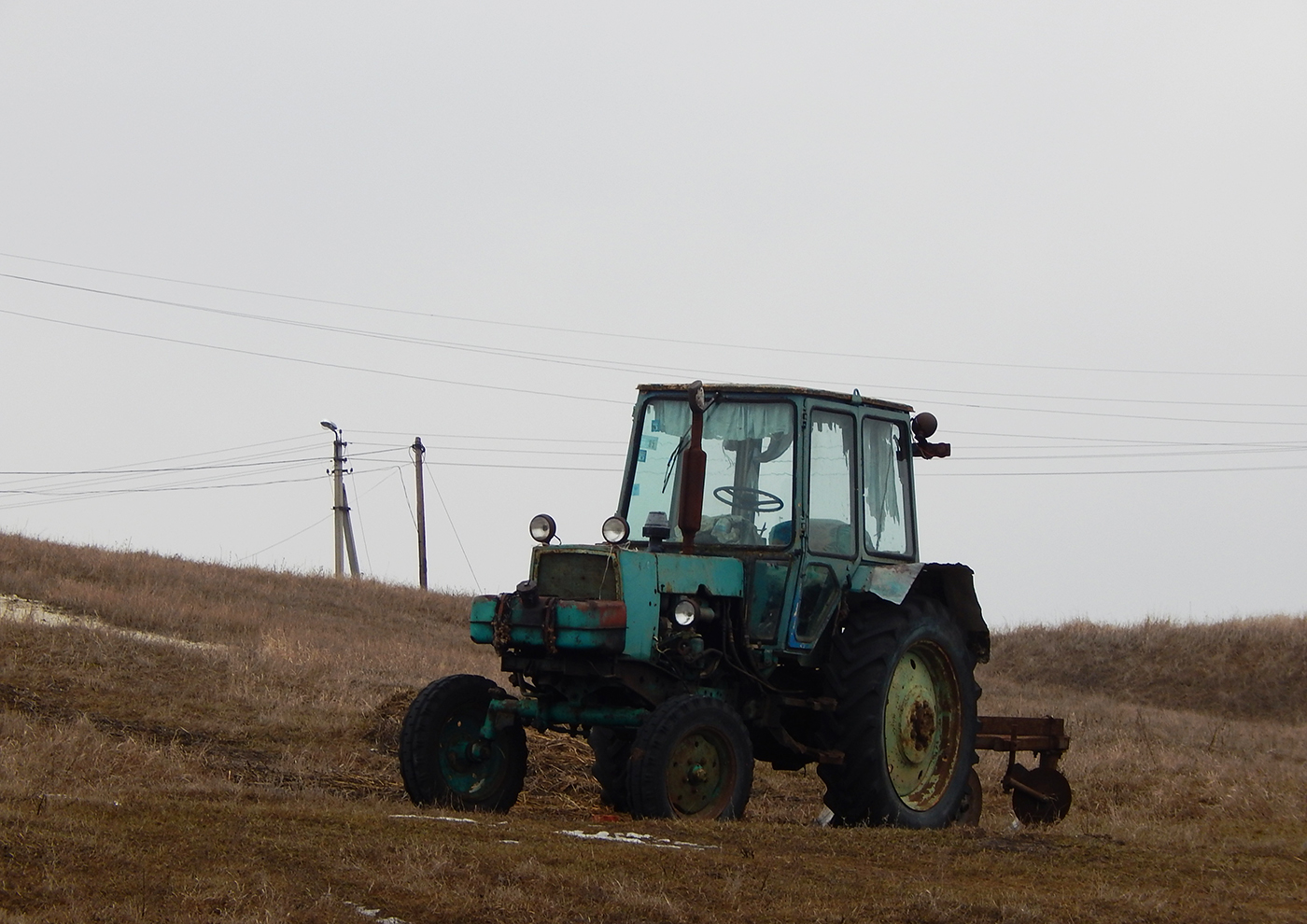 Трактор ЮМЗ-6 # 3081 ЕМ 31. Белгородская область, Красногвардейский район, с. Арнаутово