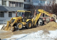 Экскаватор-погрузчик Атек-999Е. Севастополь