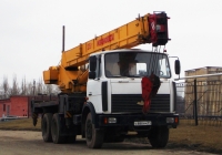 Автокран КС-45717А-1 "Ивановец" на шасси МАЗ-6303 #С 888 РМ 31. Белгородская область, г. Алексеевка, улица Свердлова