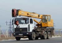 Автокран КС-55713-6В "Галичанин" на шасси МАЗ-6303 # Е 279 ОР 31. Белгородская область, г. Алексеевка, Магистральная улица