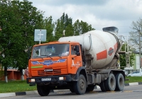 Бетоносмеситель Tigarbo на шасси КамАЗ-65115 #М 501 МЕ 31. Белгородская область, г. Бирюч, Красная улица