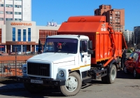 Мусоровоз КО-440-1 на шасси ГАЗ-3309 #Н 484 РН 31. Белгородская область, г. Старый Оскол, проспект Алексея Угарова